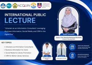Prodi Perpustakaan dan Sains Informasi FISIP Universitas Bengkulu Gelar International Public Lecture Bersama UiTM